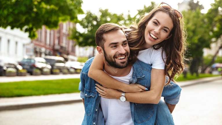 Couple Spread Love